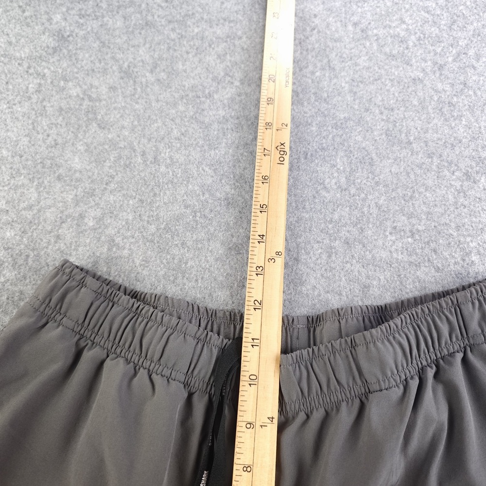 Gymshark Arrival Woven Joggers Mens Medium Silhouette Gray Zip Ankle Slim - Picture 7 of 13